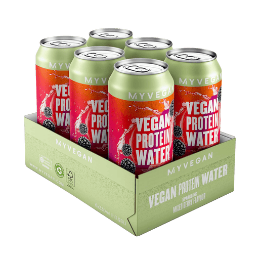 MyProtein Vegan Sparkling Protein Water 6x330ml Best Value Drink Flavored at MYSUPPLEMENTSHOP.co.uk