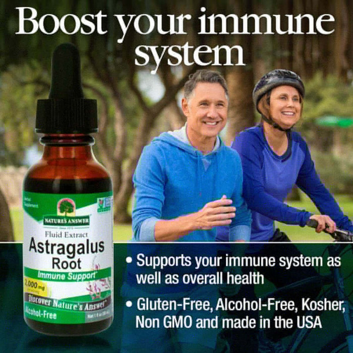 Nature's Answer Astragalus Root 2,000mg 1 Oz (30ml) - Immune Support at MySupplementShop by Natures Answer Inc