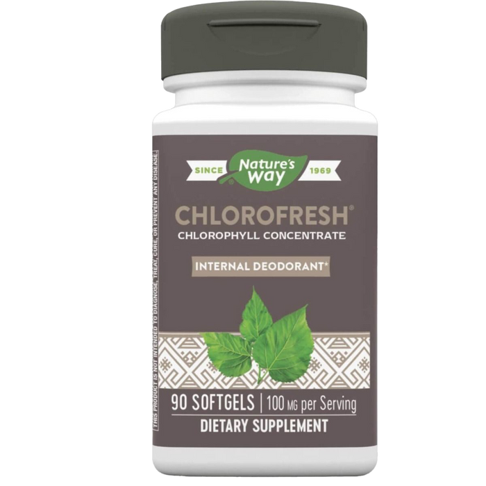 Nature's Way Chlorofresh Chlorophyll Concentrate 100mg 90 Softgels