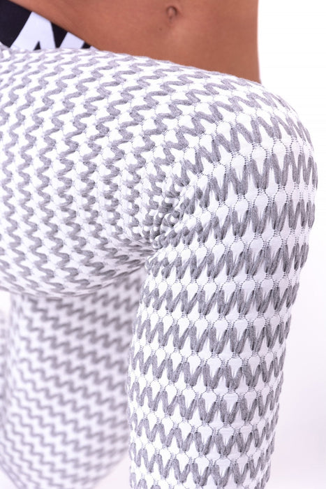 Nebbia Boho Style 3D Pattern Leggings 658 - Light Grey