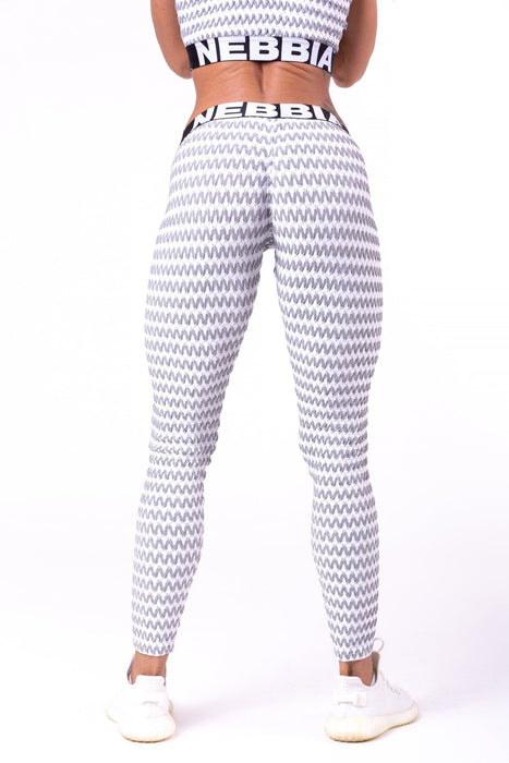 Nebbia Boho Style 3D Pattern Leggings 658 - Light Grey