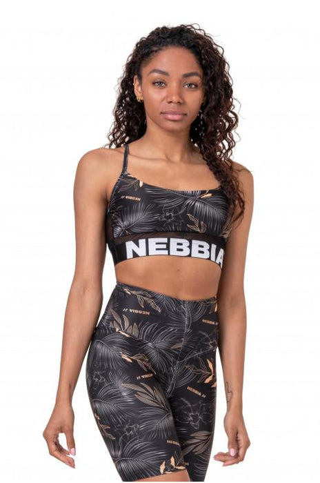 Nebbia Earth Powered Sports Bra 565 - Volcanic Black