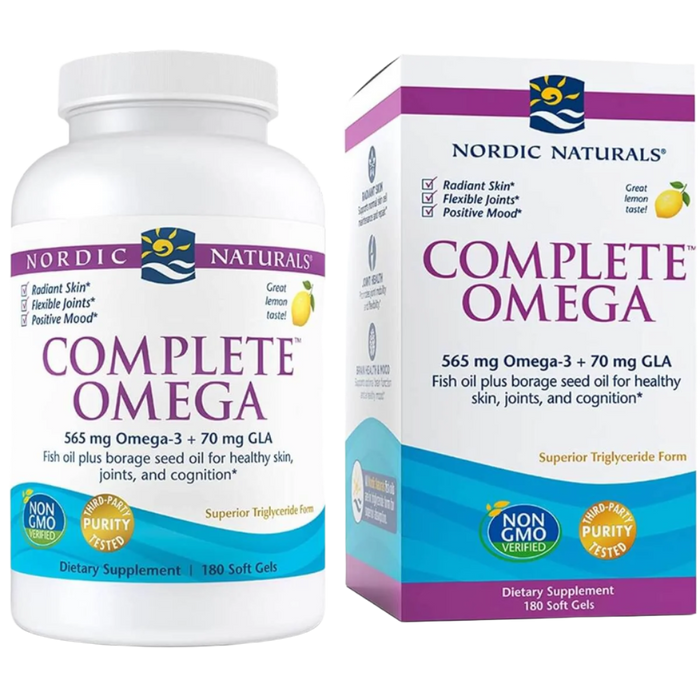 Nordic Naturals Complete Omega 3,6,9 180 Softgels (Lemon)