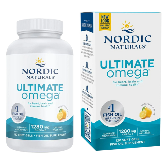 Nordic Naturals Ultimate Omega-3 1280mg 120 Softgels