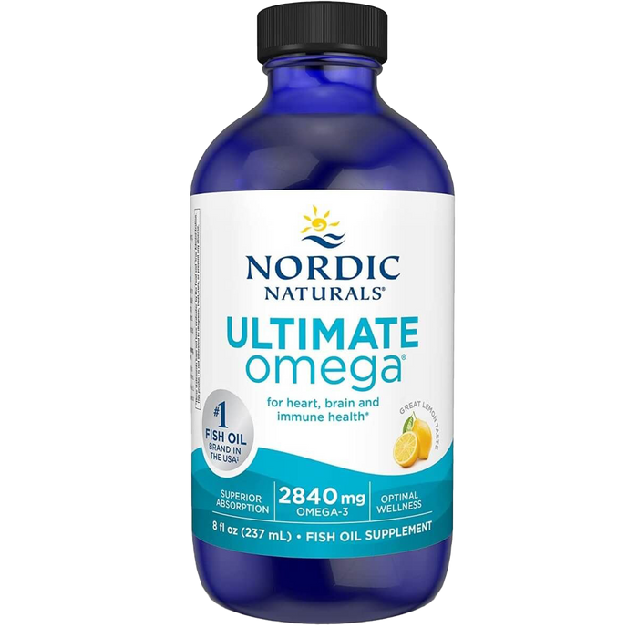 Nordic Naturals Ultimate Omega-3 2,840mg Liquid 8 fl oz (Lemon)