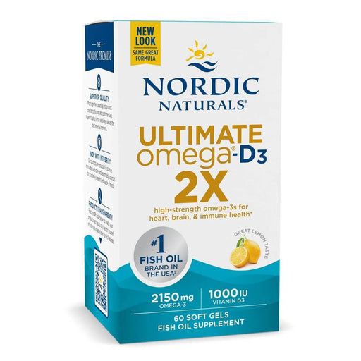 Nordic Naturals Ultimate Omega-D3 2X 60 Softgels | Premium Supplements at MYSUPPLEMENTSHOP