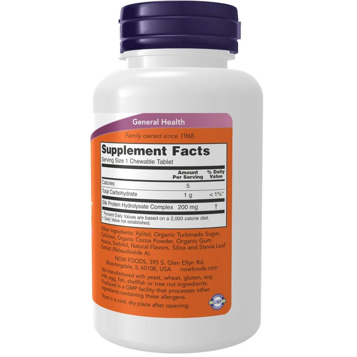 NOW Foods Brain Attention 60 Chewable Tablets - Health and Wellbeing at MySupplementShop by NOW Foods