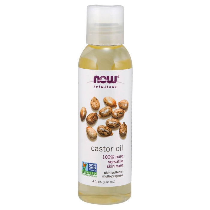 NOW Foods Castor Oil 4oz (118ml) | Premium Supplements at MYSUPPLEMENTSHOP