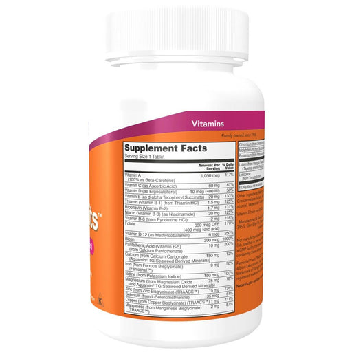 NOW Foods Daily Vits 100 Tablets | Premium Supplements at MYSUPPLEMENTSHOP