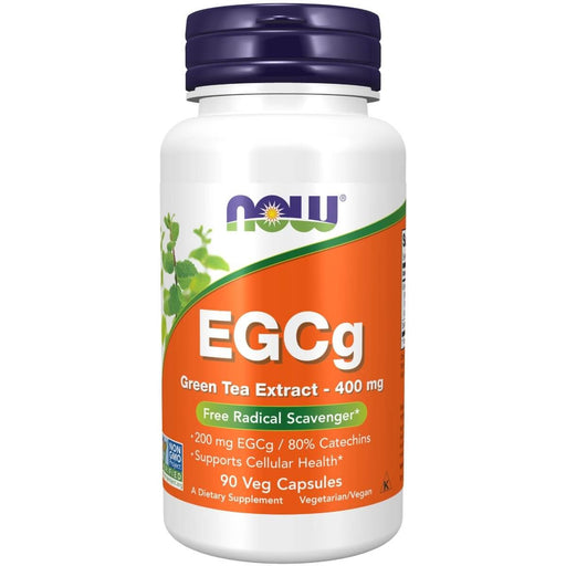 NOW Foods EGCg Green Tea Extract 400 mg 90 Veg Capsules | Premium Supplements at MYSUPPLEMENTSHOP