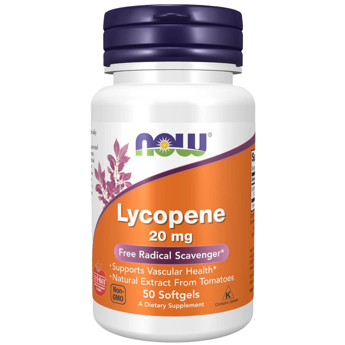 NOW Foods Lycopene 20 mg 50 Softgels