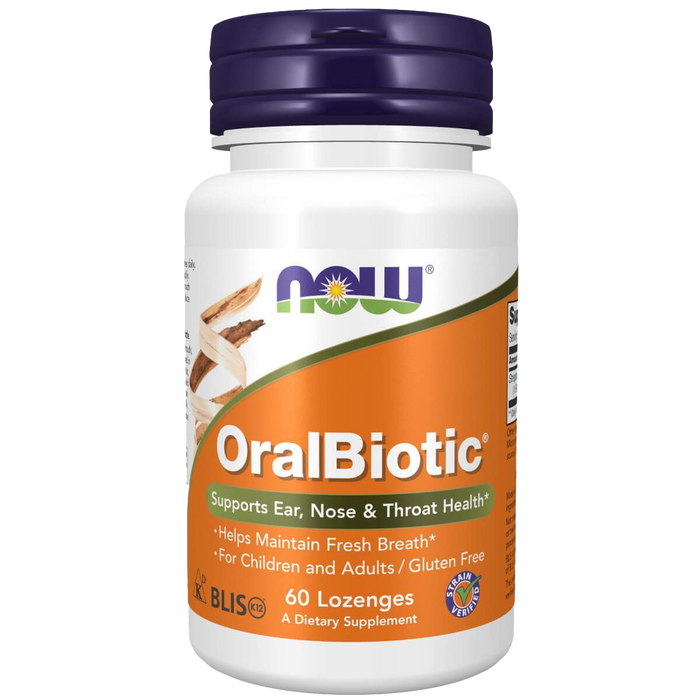 NOW Foods OralBiotic 60 Lozenges