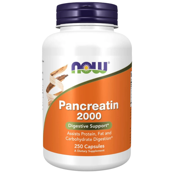 NOW Foods Pancreatin 2000 (250 Capsules)