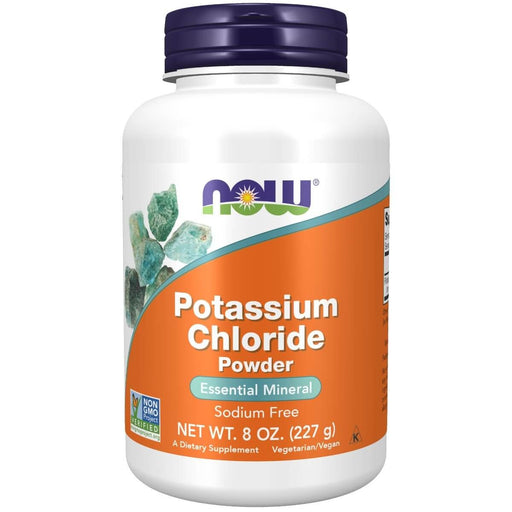 NOW Foods Potassium Chloride Powder 8oz (227g) | Premium Supplements at MYSUPPLEMENTSHOP