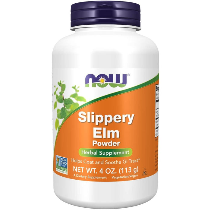 NOW Foods Slippery Elm Powder 4oz (113g) - Health and Wellbeing at MySupplementShop by NOW Foods