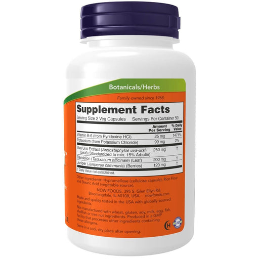 NOW Foods Water Out 100 Veg Capsules | Premium Supplements at MYSUPPLEMENTSHOP