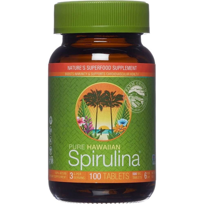 Nutrex Pure Hawaiian Spirulina 100 Tablets - Detox & Cleanse at MySupplementShop by Nutrex