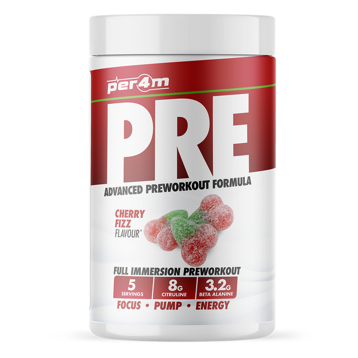 Per4m Pre Workout 5 Servings - Cherry Fizz - Pre Workout at MySupplementShop by PER4M Nutrition