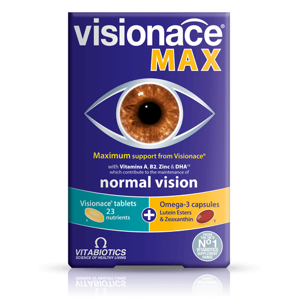 Vitabiotics Visionace Max 56 Tablets - Eye Health at MySupplementShop by Vitabiotics