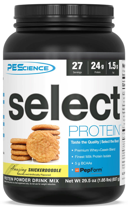 PEScience Select Protein, Amazing Snickerdoodle - 837 grams | High-Quality Protein | MySupplementShop.co.uk