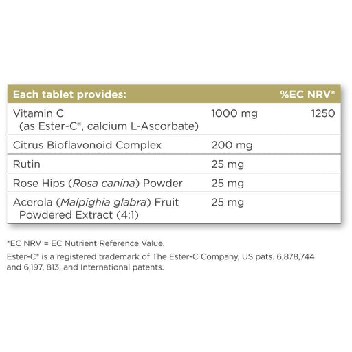 Solgar Ester-C Plus 1000 mg Vitamin C Tablets Pack of 30 at MySupplementShop.co.uk