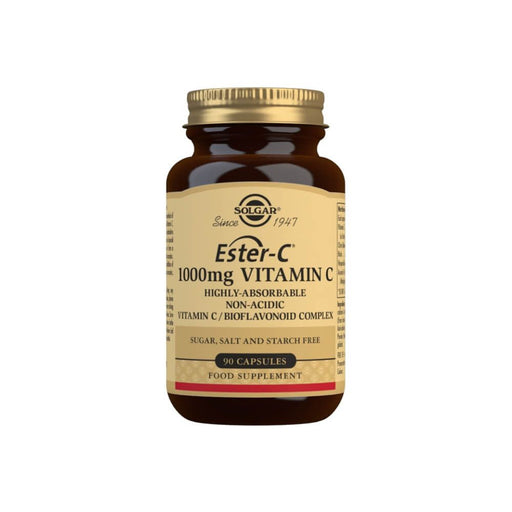Solgar Ester-C Vitamin C 1000 mg Capsules Pack of 90 | Premium Supplements at MYSUPPLEMENTSHOP