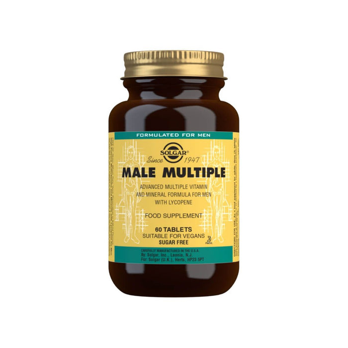 Solgar Male Multiple Tablets Pack of 60 - Combination Multivitamins & Minerals at MySupplementShop by Solgar