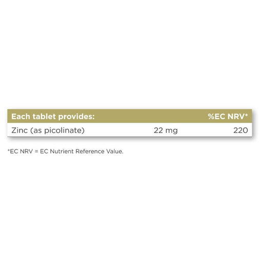 Solgar Zinc Picolinate 22 mg Tablets Pack of 100 at MySupplementShop.co.uk