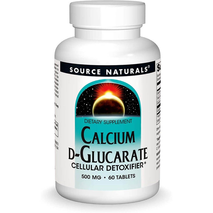 Source Naturals Calcium D-Glucarate 60 Tablets - Cellular Health at MySupplementShop by Source Naturals