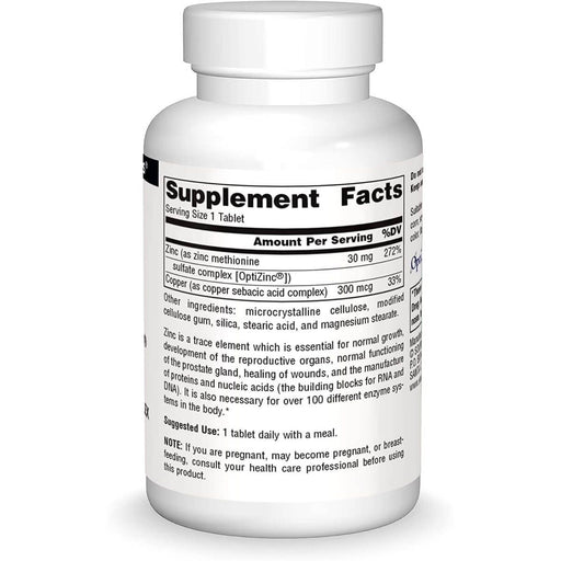 Source Naturals Optizinc 30mg 240 Tablets | Premium Supplements at MYSUPPLEMENTSHOP