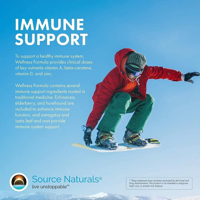 Source Naturals Wellness Formula, Advanced Immune Support 180 Tablets - Cellular Health at MySupplementShop by Source Naturals