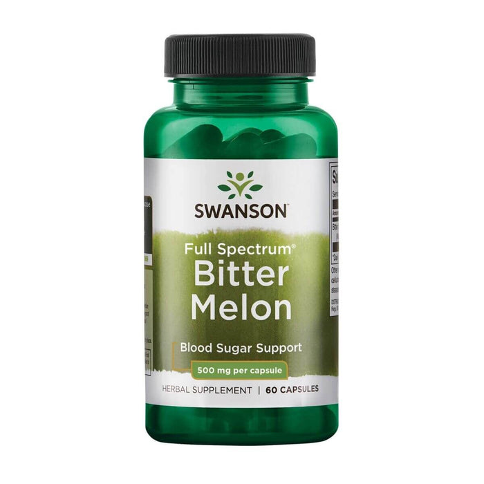 Swanson Bitter Melon 500 mg 60 Capsules - Health and Wellbeing at MySupplementShop by Swanson