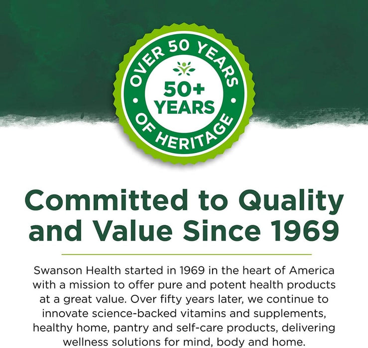 Swanson Sea Cucumber 500mg 100 Capsules | Premium Supplements at MYSUPPLEMENTSHOP