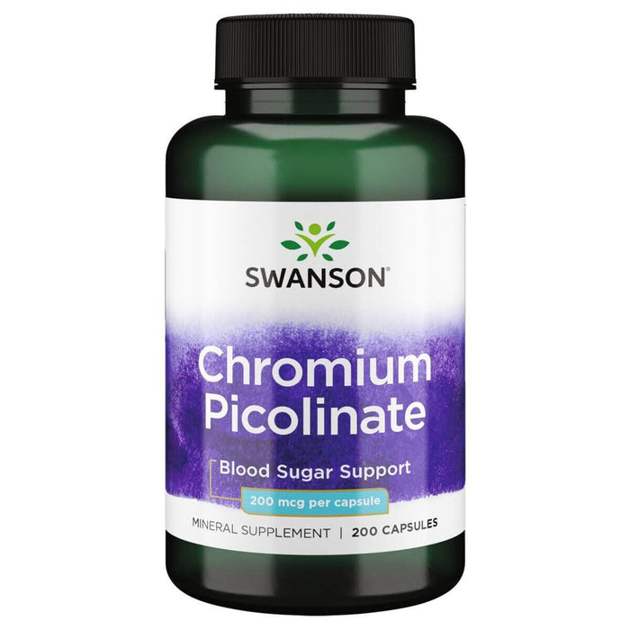 Swanson Chromium Picolinate 200mcg 200 Capsules at MySupplementShop.co.uk