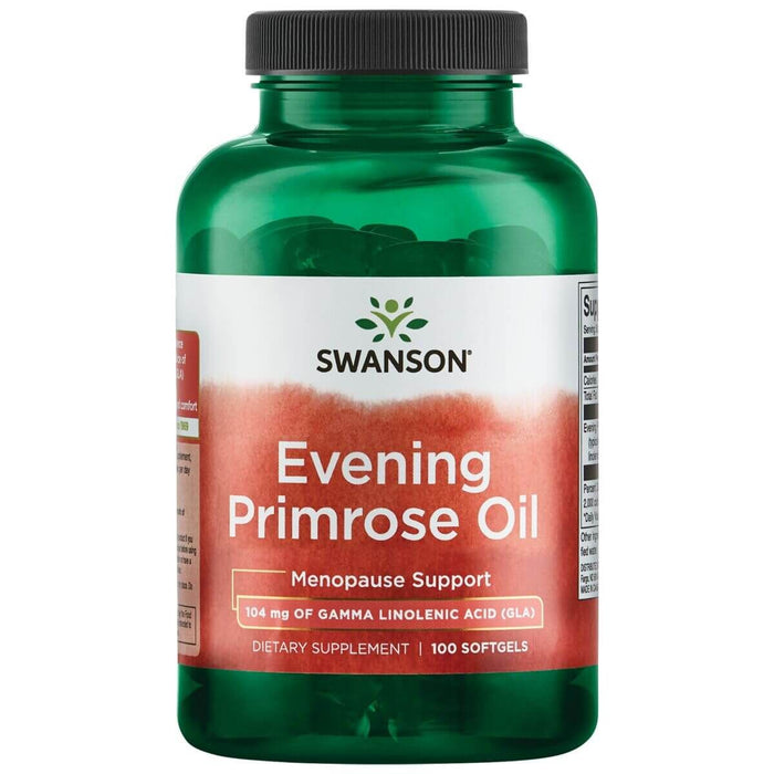 Swanson Evening Primrose Oil 1.3 g 100 Softgels | Premium Supplements at MYSUPPLEMENTSHOP