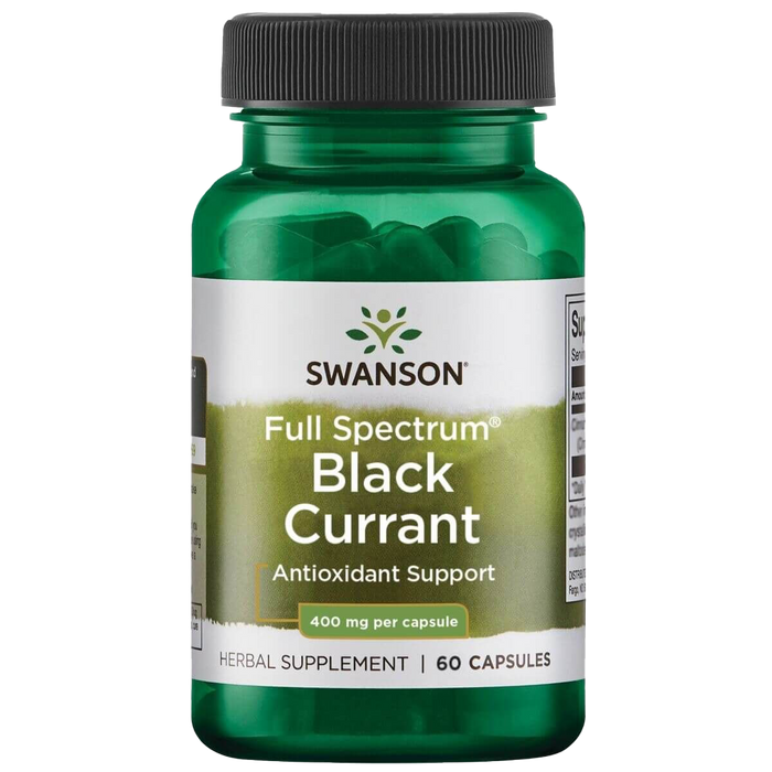 Swanson Full Spectrum Black Currant 400 mg 60 Capsules