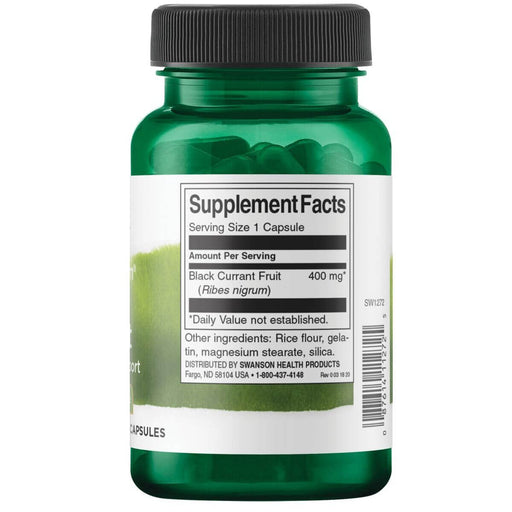 Swanson Full Spectrum Black Currant 400 mg 60 Capsules | Premium Supplements at MYSUPPLEMENTSHOP.co.uk