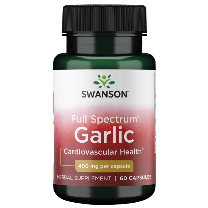 Swanson Garlic 400 mg 60 Capsules