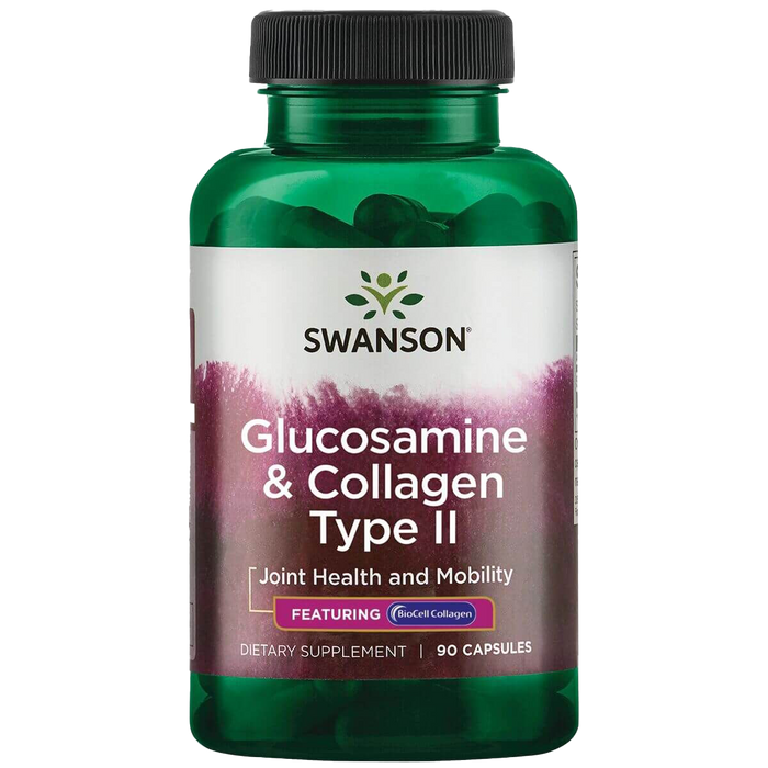 Swanson Glucosamine & Collagen Type II 90 Capsules