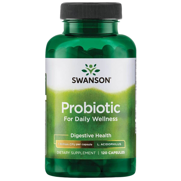 Swanson Probiotic for Daily Wellness 1 Billion CFU 120 Capsules