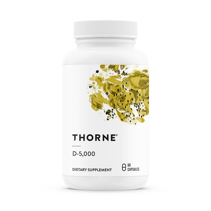 Thorne Research Vitamin D-5000 60 Capsules | Premium Supplements at MYSUPPLEMENTSHOP