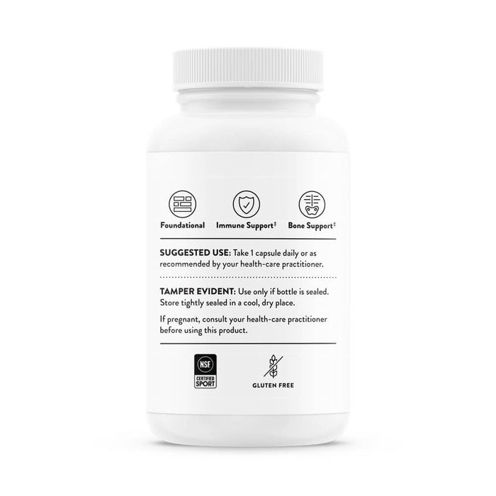 Thorne Research Vitamin D-5000 60 Capsules | Premium Supplements at MYSUPPLEMENTSHOP