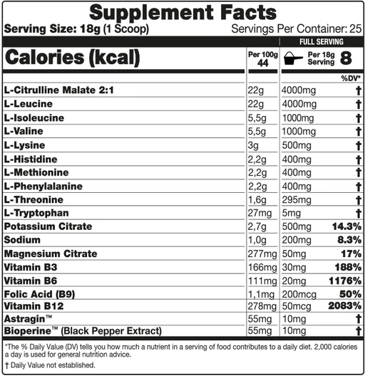 10X Athletic EAA 450g - EAA Supplement at MySupplementShop by 10X Athletic