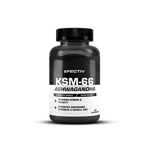 Efectiv Nutrition KSM-66 Ashwaganhda 60Caps | High-Quality Health Foods | MySupplementShop.co.uk