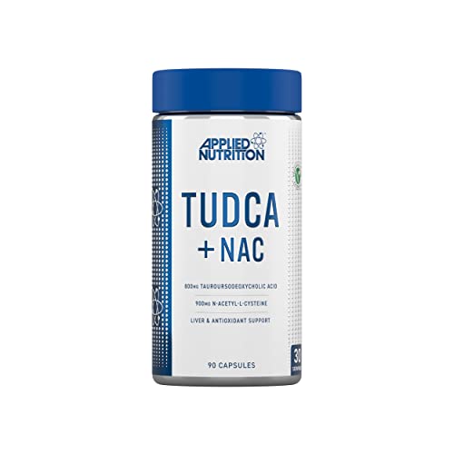 Applied Nutrition Tudca + Nac 90Caps Unflavoured | High-Quality Detox & Cleanse | MySupplementShop.co.uk