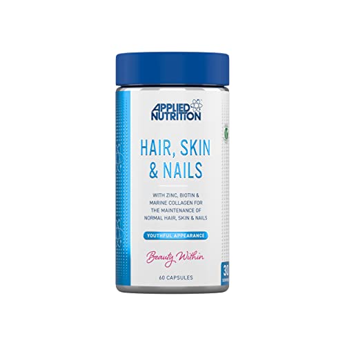 Applied Nutrition Hair, Skin & Nails 60 Capsules - Beauty at MySupplementShop by Applied Nutrition