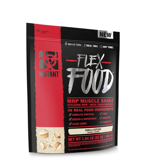 Mutant Flex Food 880g Vanilla Cupcake | High-Quality Health Foods | MySupplementShop.co.uk