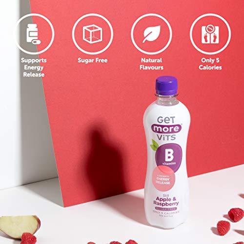 Get More Vits Vitamin B 12x500ml Still Apple & Raspberry | High-Quality Sports Nutrition | MySupplementShop.co.uk