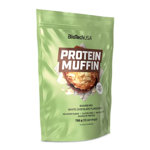 BioTechUSA Protein Muffin, White Chocolate - 750g | High-Quality Whey Proteins | MySupplementShop.co.uk