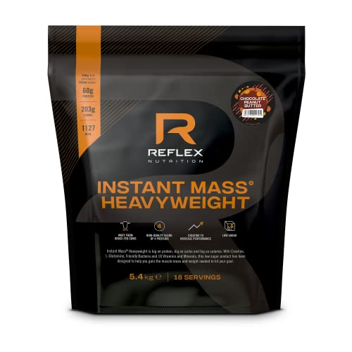 Reflex Instant Mass Heavyweight - Choc Peanut, 1000+ Cal, 60g Protein - Health Foods at MySupplementShop by Reflex Nutrition